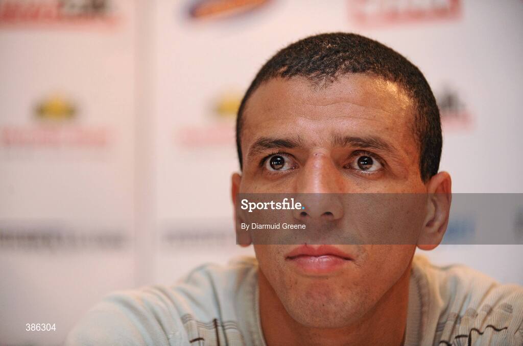 12 November 2009; Affif Belghecham during a press confernece ahead of his Yanjing Fight Night against Andy Lee on Saturday. The Jasmine Palace Restaurant, O’Connell Street, Limerick. Picture credit: Diarmuid Greene / SPORTSFILE