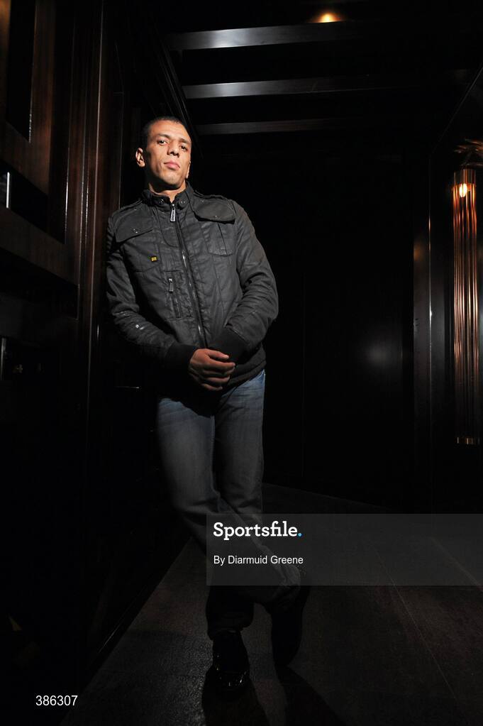 12 November 2009; Affif Belghecham after a press confernece ahead of his Yanjing Fight Night against Andy Lee on Saturday. The Jasmine Palace Restaurant, O’Connell Street, Limerick. Picture credit: Diarmuid Greene / SPORTSFILE