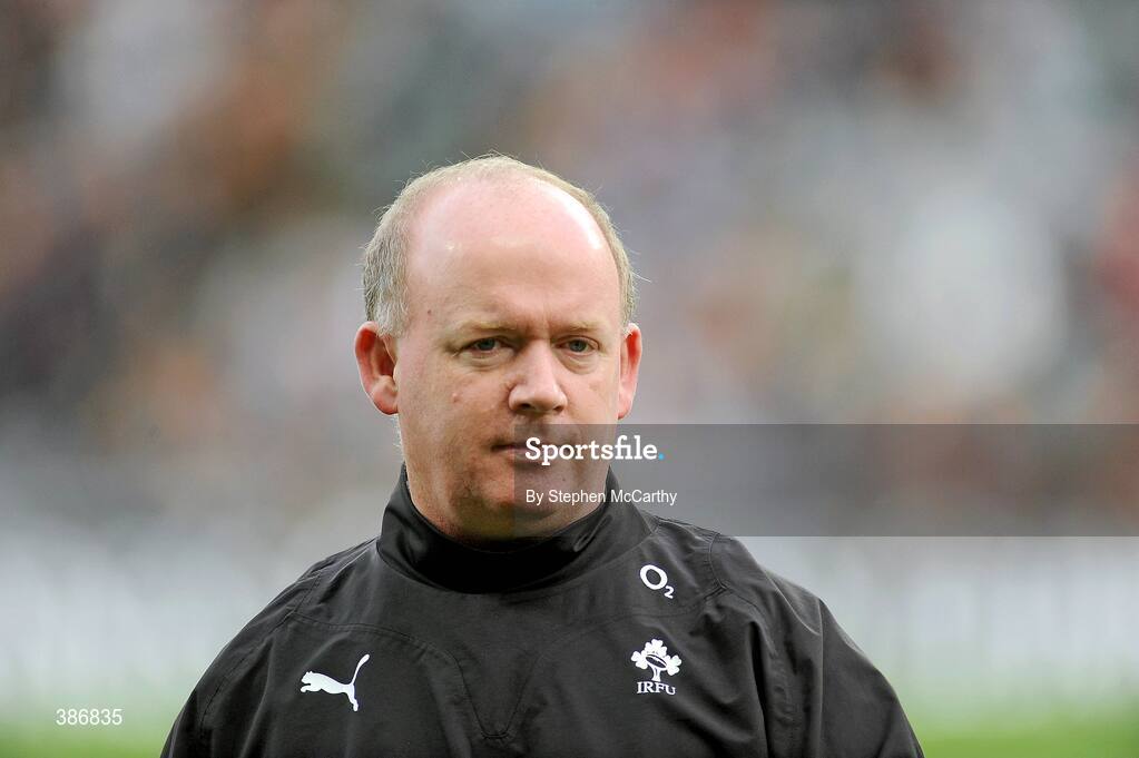 15 November 2009; Ireland head coach Declan Kidney. Autumn International Guinness Series 2009, Ireland v Australia, Croke Park, Dublin. Picture credit: Stephen McCarthy / SPORTSFILE