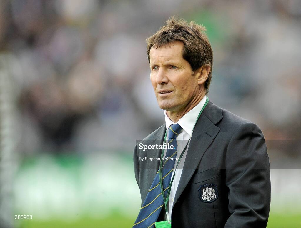 15 November 2009; Australia head coach Robbie Deans. Autumn International Guinness Series 2009, Ireland v Australia, Croke Park, Dublin. Picture credit: Stephen McCarthy / SPORTSFILE