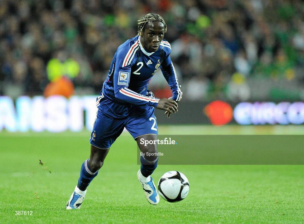 14 November 2009; Bacary Sagna, France. FIFA 2010 World Cup Qualifying Play-off 1st Leg, Republic of Ireland v France, Croke Park, Dublin. Photo by Sportsfile