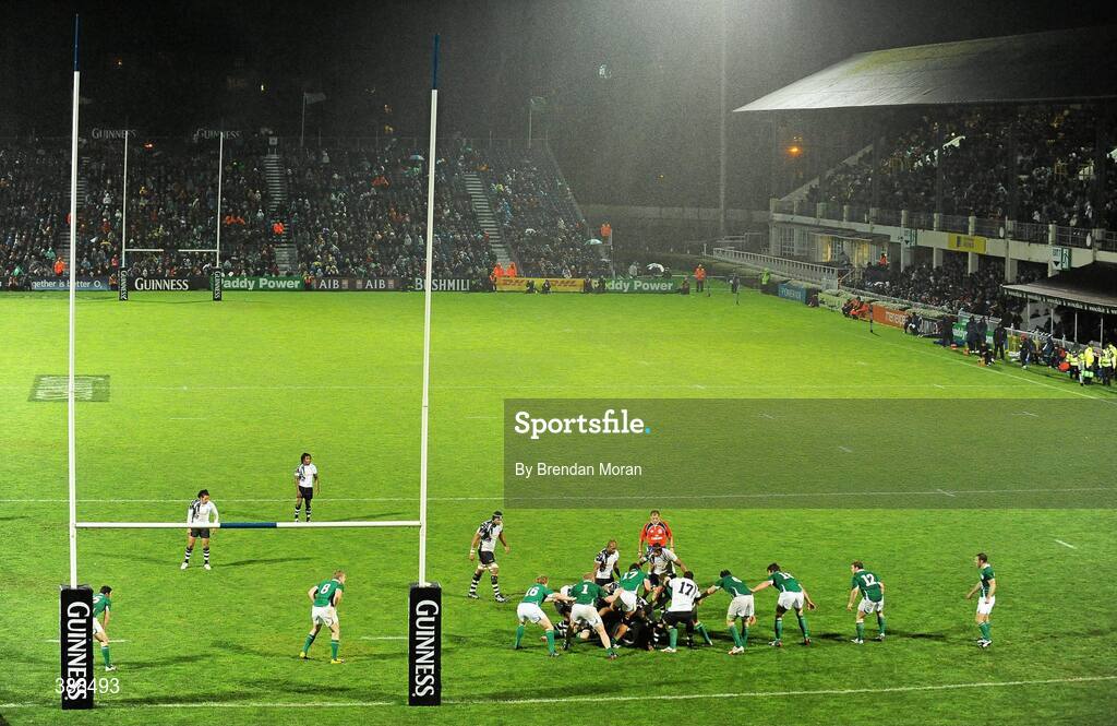 21 November 2009; A general view of the first international rugby match at the RDS. Autumn International Guinness Series 2009, Ireland v Fiji, Royal Dublin Society, Ballsbridge, Dublin. Picture credit: Brendan Moran / SPORTSFILE