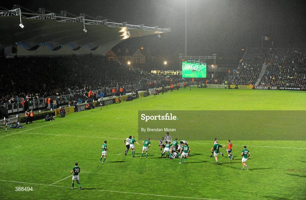 21 November 2009; A general view of the first international rugby match at the RDS. Autumn International Guinness Series 2009, Ireland v Fiji, Royal Dublin Society, Ballsbridge, Dublin. Picture credit: Brendan Moran / SPORTSFILE