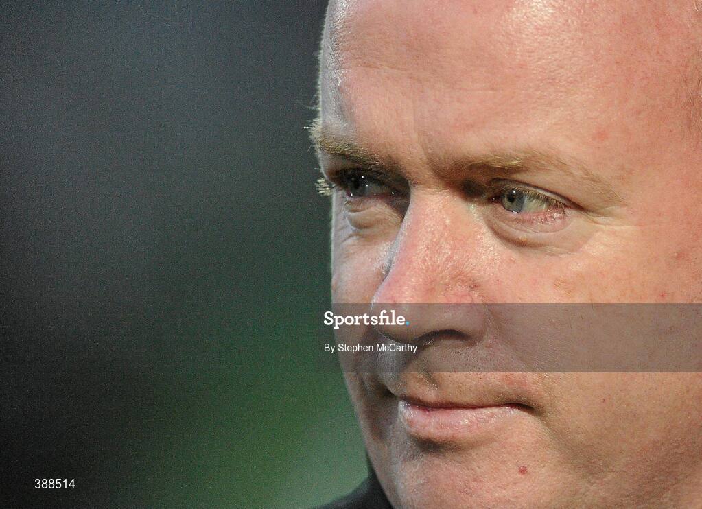 21 November 2009; Ireland head coach Declan Kidney. Autumn International Guinness Series 2009, Ireland v Fiji, Royal Dublin Society, Ballsbridge, Dublin. Picture credit: Stephen McCarthy / SPORTSFILE