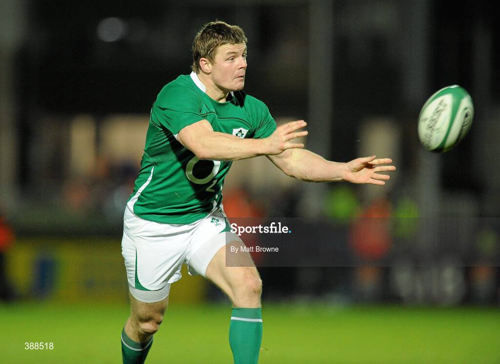 21 November 2009; Brian O'Driscoll, Irelandi. Autumn International Guinness Series 2009, Ireland v Fiji, Royal Dublin Society, Ballsbridge, Dublin. Picture credit: Matt Browne / SPORTSFILE