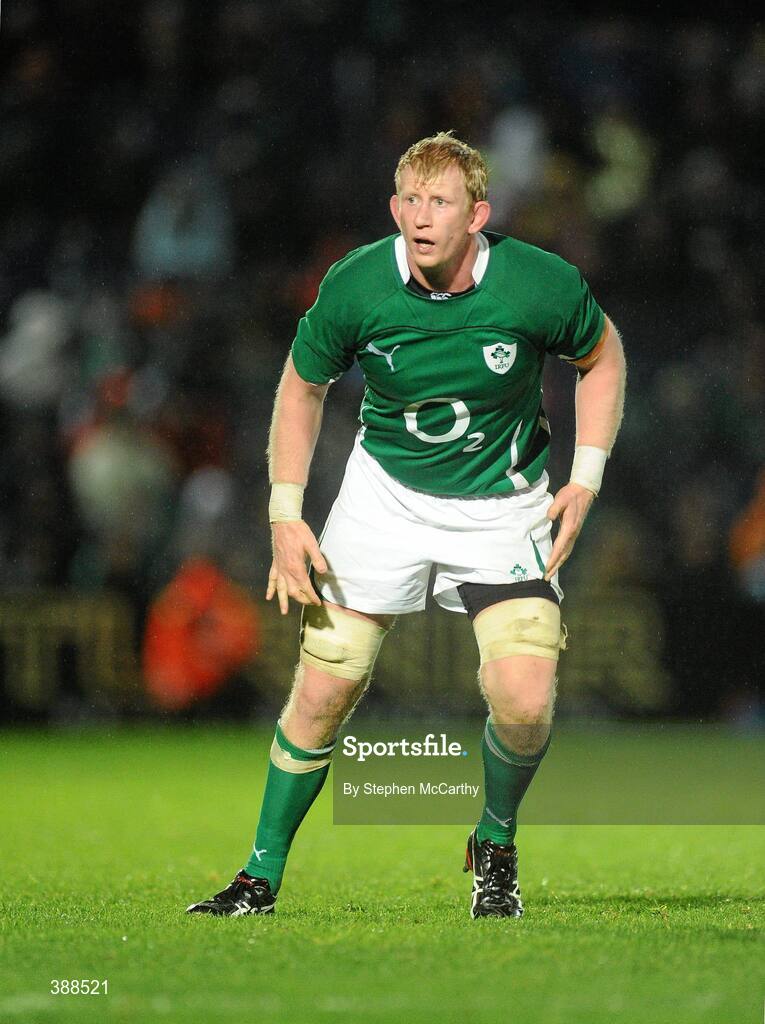 21 November 2009; Leo Cullen, Ireland. Autumn International Guinness Series 2009, Ireland v Fiji, Royal Dublin Society, Ballsbridge, Dublin. Picture credit: Stephen McCarthy / SPORTSFILE
