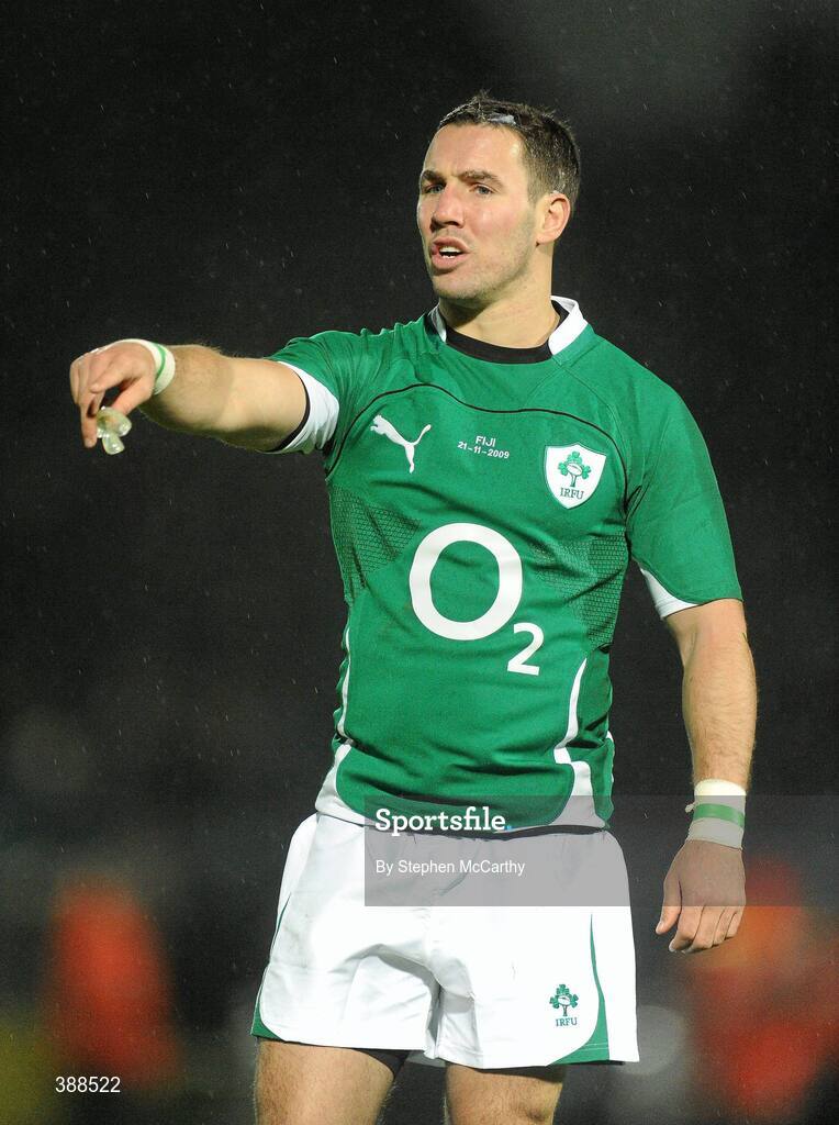 21 November 2009; Paddy Wallace, Ireland. Autumn International Guinness Series 2009, Ireland v Fiji, Royal Dublin Society, Ballsbridge, Dublin. Picture credit: Stephen McCarthy / SPORTSFILE