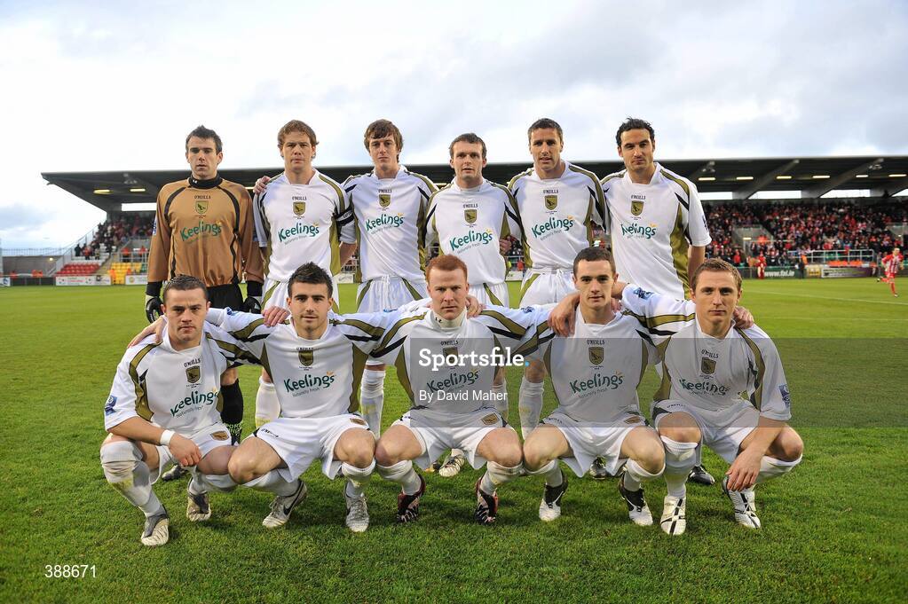 22 November 2009; The Sporting Fingal team. FAI Ford Cup Final, Sligo Rovers v Sporting Fingal, Tallaght Stadium, Dublin. Picture credit: David Maher / SPORTSFILE