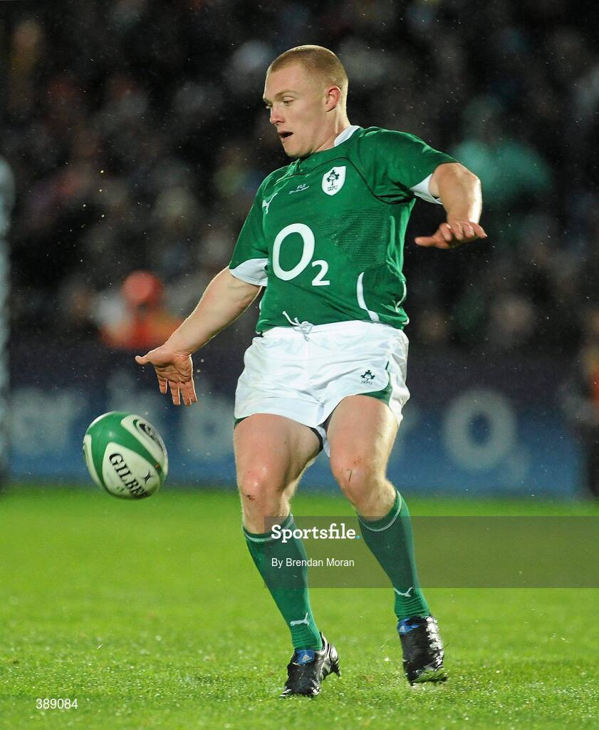 21 November 2009; Keith Earls, Ireland. Autumn International Guinness Series 2009, Ireland v Fiji, Royal Dublin Society, Ballsbridge, Dublin. Picture credit: Brendan Moran / SPORTSFILE