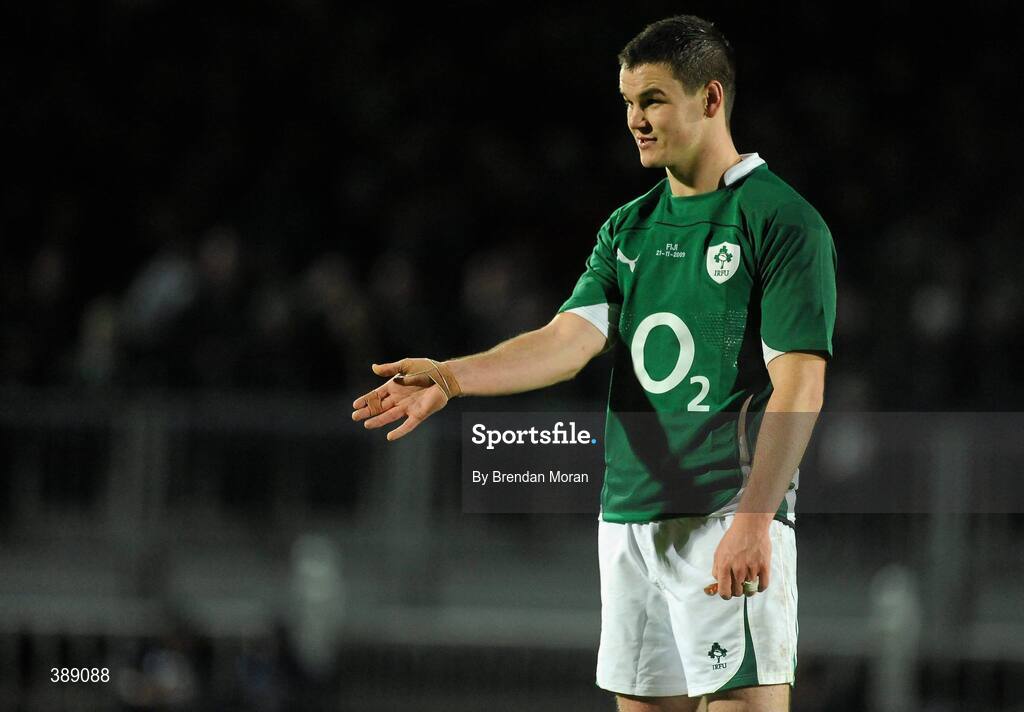 21 November 2009; Jonathan Sexton, Ireland. Autumn International Guinness Series 2009, Ireland v Fiji, Royal Dublin Society, Ballsbridge, Dublin. Picture credit: Brendan Moran / SPORTSFILE