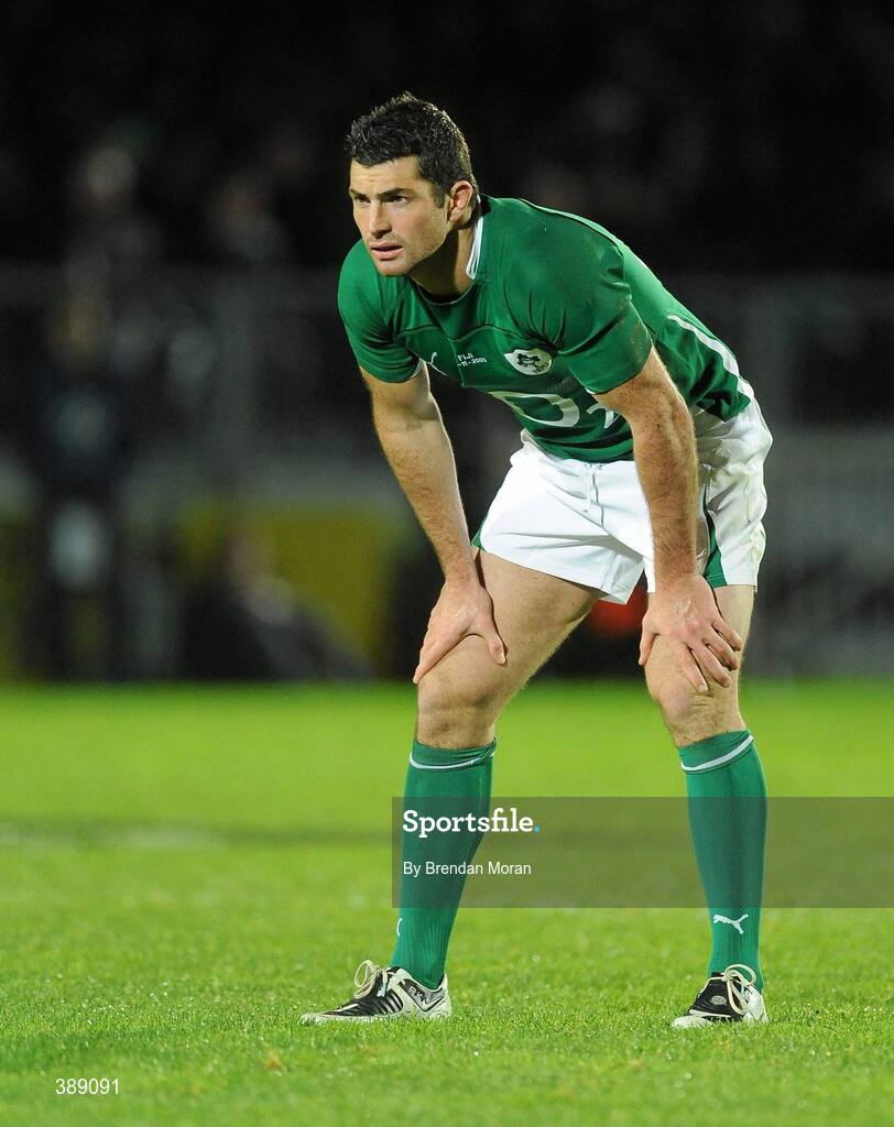 21 November 2009; Rob Kearney, Ireland. Autumn International Guinness Series 2009, Ireland v Fiji, Royal Dublin Society, Ballsbridge, Dublin. Picture credit: Brendan Moran / SPORTSFILE
