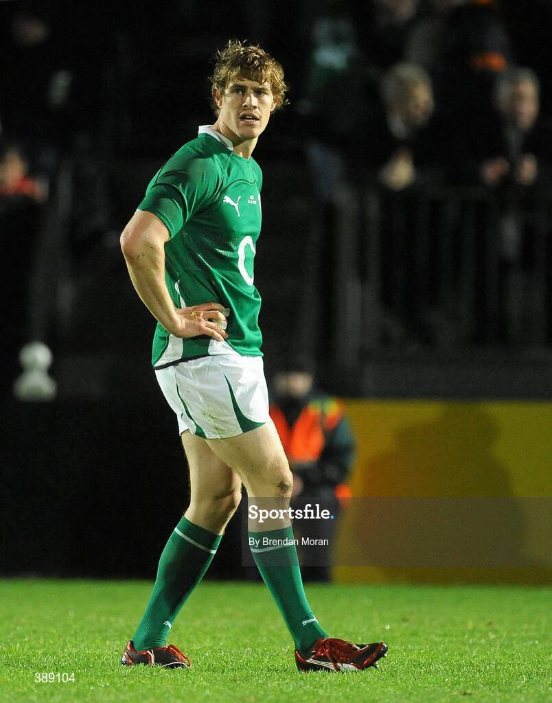21 November 2009; Andrew Trimble, Ireland. Autumn International Guinness Series 2009, Ireland v Fiji, Royal Dublin Society, Ballsbridge, Dublin. Picture credit: Brendan Moran / SPORTSFILE