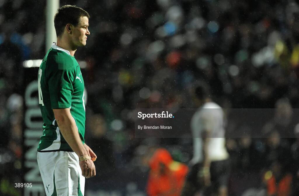 21 November 2009; Jonathan Sexton, Ireland. Autumn International Guinness Series 2009, Ireland v Fiji, Royal Dublin Society, Ballsbridge, Dublin. Picture credit: Brendan Moran / SPORTSFILE