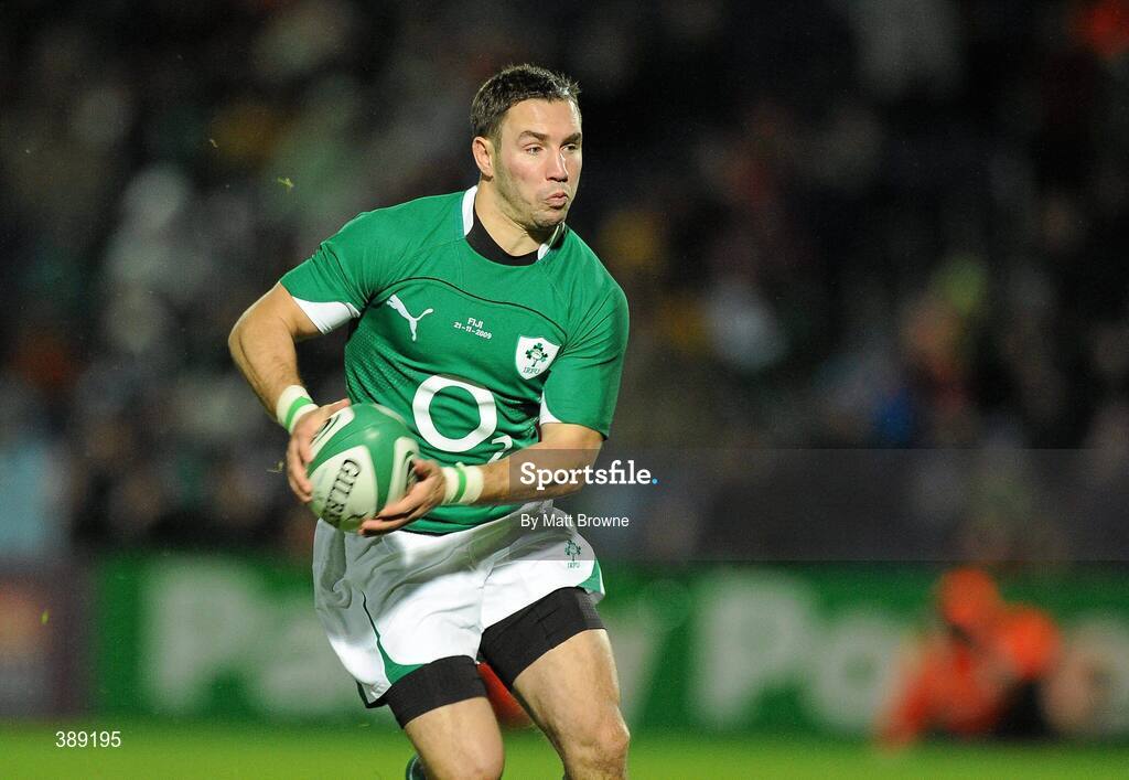 21 November 2009; Paddy Wallace, Ireland. Autumn International Guinness Series 2009, Ireland v Fiji, Royal Dublin Society, Ballsbridge, Dublin. Picture credit: Matt Browne / SPORTSFILE