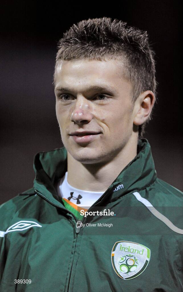 26 November 2009; Kealan Dillon, Republic of Ireland. U16 International Friendly, Republic of Ireland v Czech Republic, Kingspan Century Park, Monaghan. Picture credit: Oliver McVeigh / SPORTSFILE