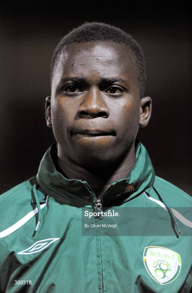 26 November 2009; Sami Ade Osobe, Republic of Ireland. U16 International Friendly, Republic of Ireland v Czech Republic, Kingspan Century Park, Monaghan. Picture credit: Oliver McVeigh / SPORTSFILE