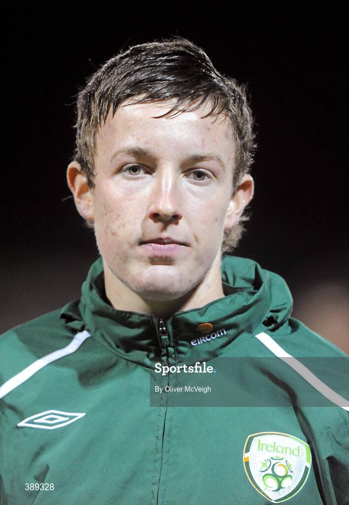 26 November 2009; Joe O'Brien, Republic of Ireland. U16 International Friendly, Republic of Ireland v Czech Republic, Kingspan Century Park, Monaghan. Picture credit: Oliver McVeigh / SPORTSFILE