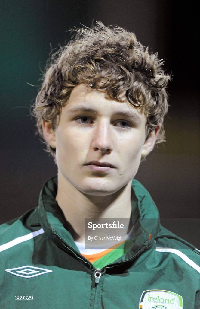 26 November 2009; Kieran Sadlier, Republic of Ireland. U16 International Friendly, Republic of Ireland v Czech Republic, Kingspan Century Park, Monaghan. Picture credit: Oliver McVeigh / SPORTSFILE