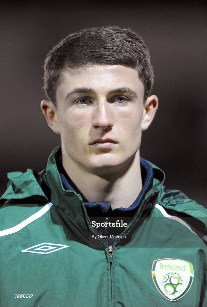 26 November 2009; Michael Hyland, Republic of Ireland. U16 International Friendly, Republic of Ireland v Czech Republic, Kingspan Century Park, Monaghan. Picture credit: Oliver McVeigh / SPORTSFILE
