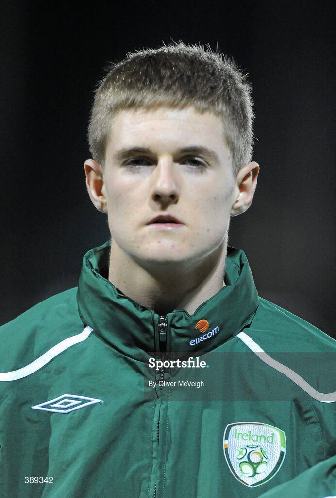 26 November 2009; Ian Lawlor, Republic of Ireland. U16 International Friendly, Republic of Ireland v Czech Republic, Kingspan Century Park, Monaghan. Picture credit: Oliver McVeigh / SPORTSFILE