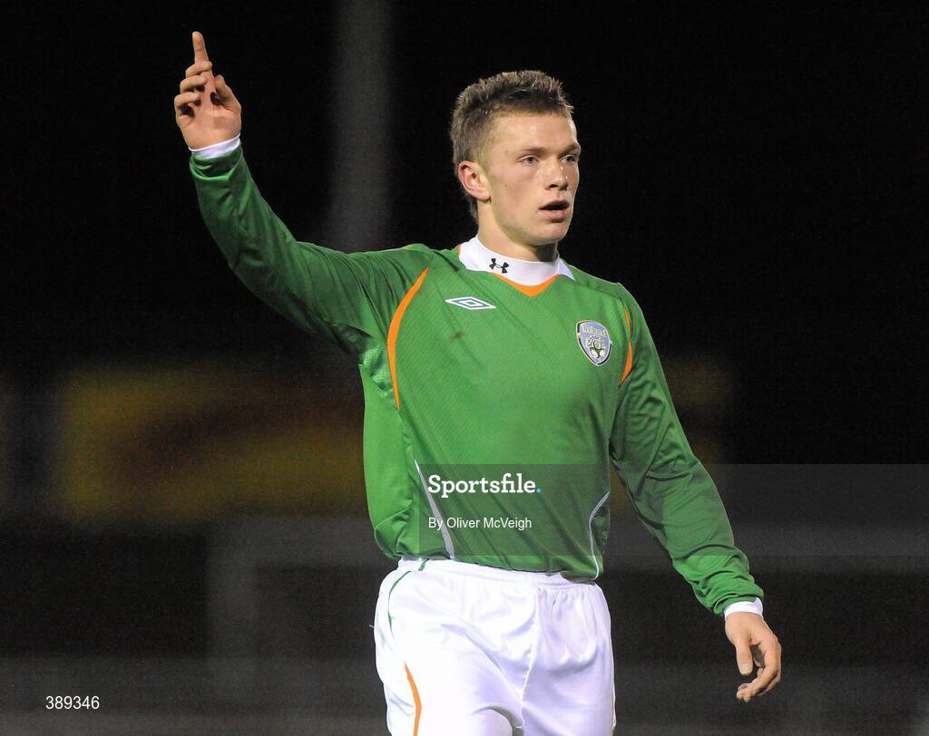 26 November 2009; Kealan Dillon, Republic of Ireland. U16 International Friendly, Republic of Ireland v Czech Republic, Kingspan Century Park, Monaghan. Picture credit: Oliver McVeigh / SPORTSFILE