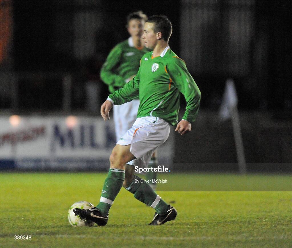 26 November 2009; Mickey Drennan, Republic of Ireland. U16 International Friendly, Republic of Ireland v Czech Republic, Kingspan Century Park, Monaghan. Picture credit: Oliver McVeigh / SPORTSFILE
