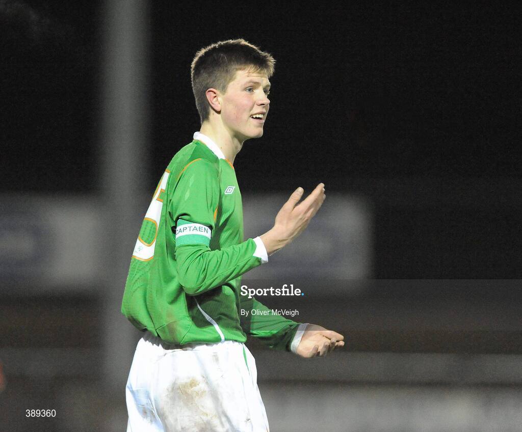 26 November 2009; Jamie Smith, Republic of Ireland. U16 International Friendly, Republic of Ireland v Czech Republic, Kingspan Century Park, Monaghan. Picture credit: Oliver McVeigh / SPORTSFILE