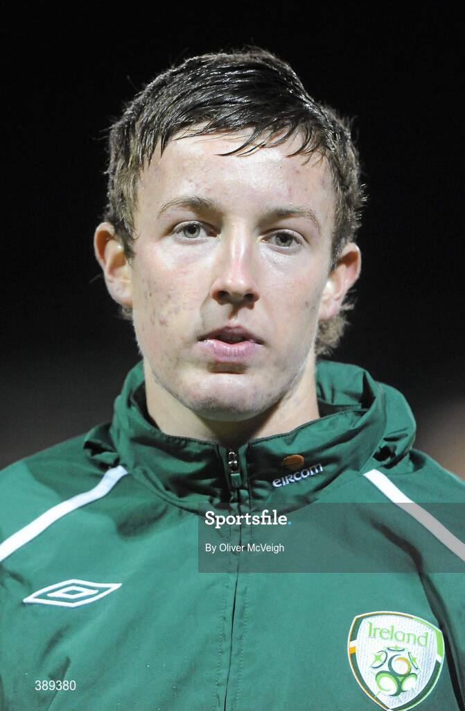 26 November 2009; Joe O'Brien, Republic of Ireland. U16 International Friendly, Republic of Ireland v Czech Republic, Kingspan Century Park, Monaghan. Picture credit: Oliver McVeigh / SPORTSFILE