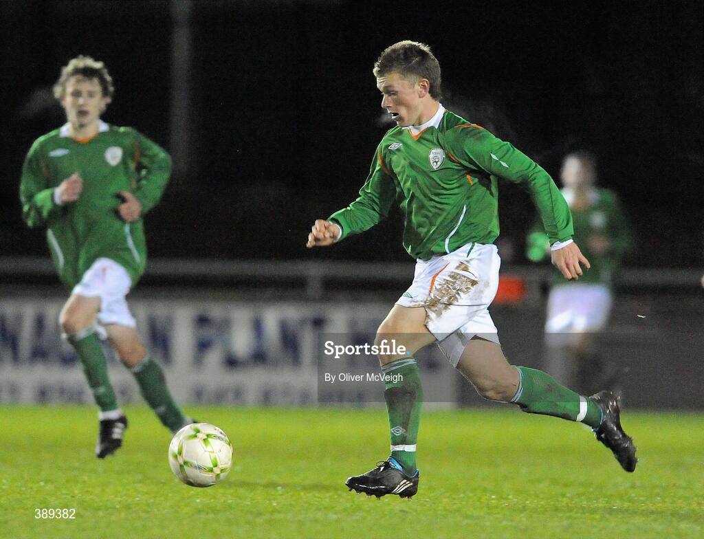 26 November 2009; Kealan Dillon, Republic of Ireland. U16 International Friendly, Republic of Ireland v Czech Republic, Kingspan Century Park, Monaghan. Picture credit: Oliver McVeigh / SPORTSFILE