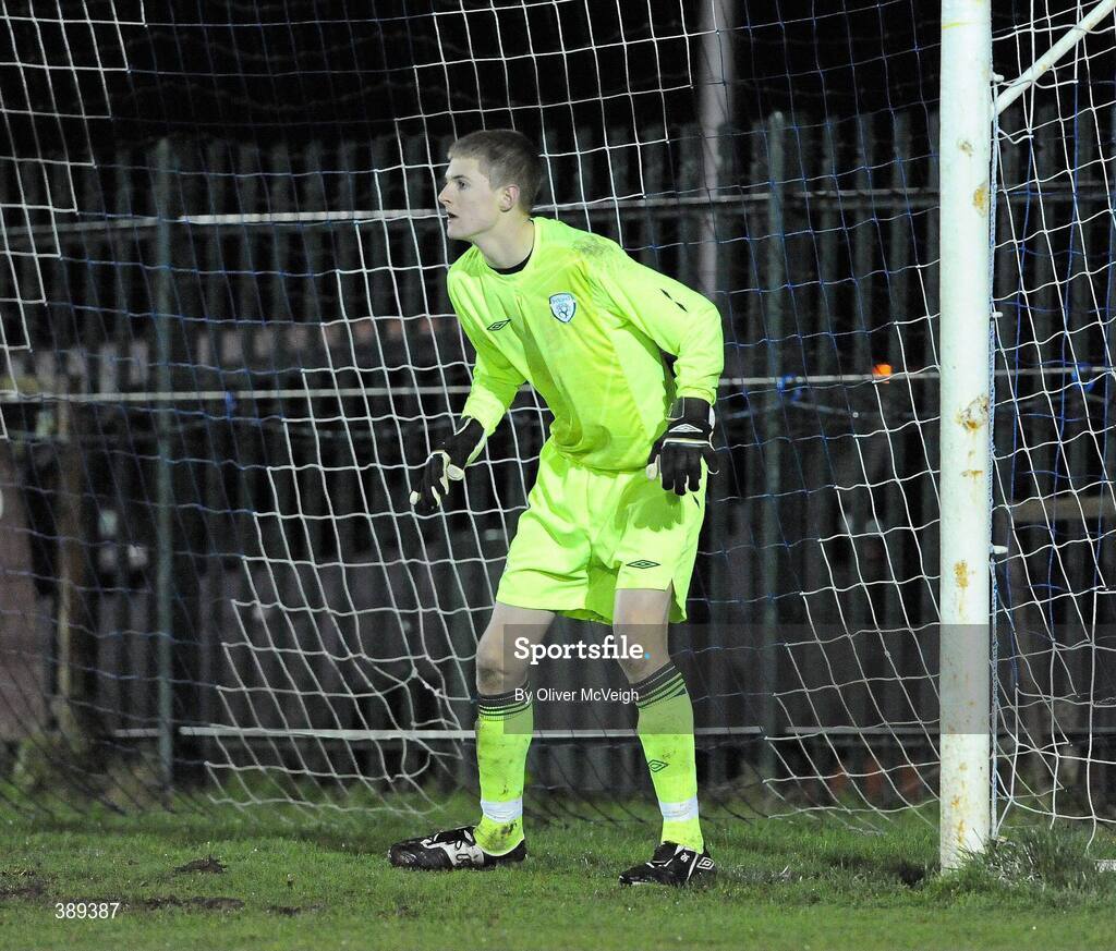 26 November 2009; Ian Lawlor, Republic of Ireland. U16 International Friendly, Republic of Ireland v Czech Republic, Kingspan Century Park, Monaghan. Picture credit: Oliver McVeigh / SPORTSFILE