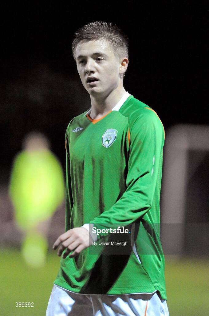 26 November 2009; Steven Smith, Republic of Ireland. U16 International Friendly, Republic of Ireland v Czech Republic, Kingspan Century Park, Monaghan. Picture credit: Oliver McVeigh / SPORTSFILE