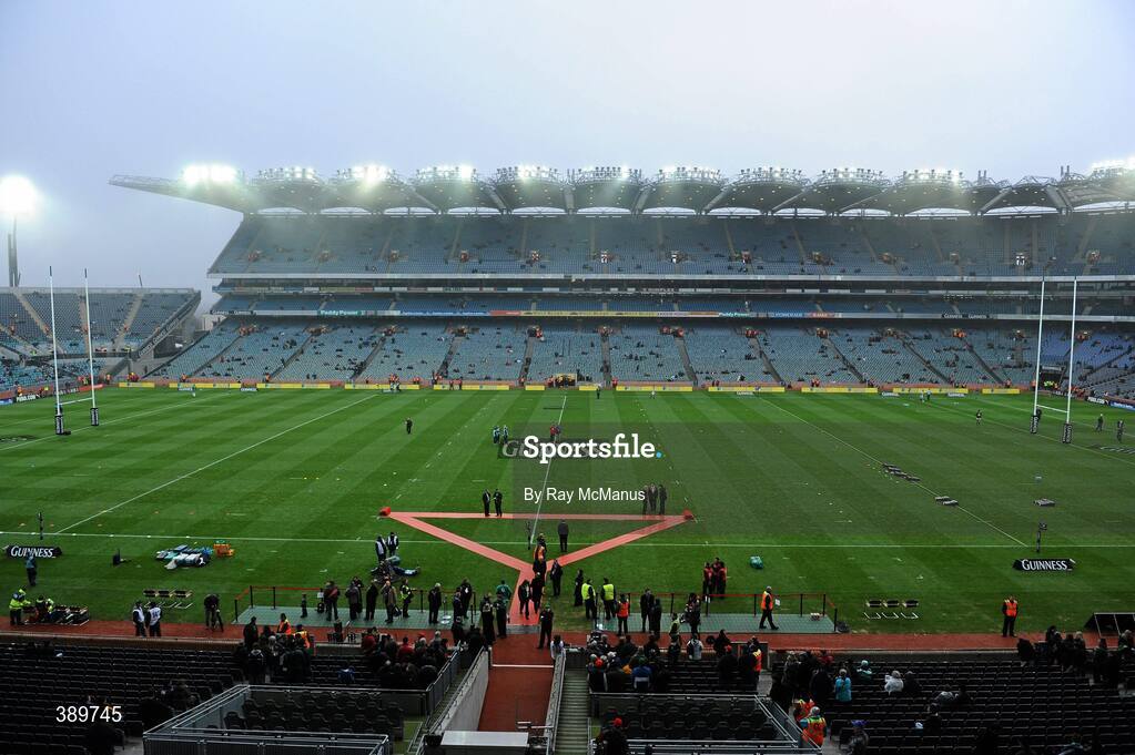 28 November 2009; A general view of Croke Park before the game. Autumn International Guinness Series 2009, Ireland v South Africa, Croke Park, Dublin. Picture credit: Ray McManus / SPORTSFILE