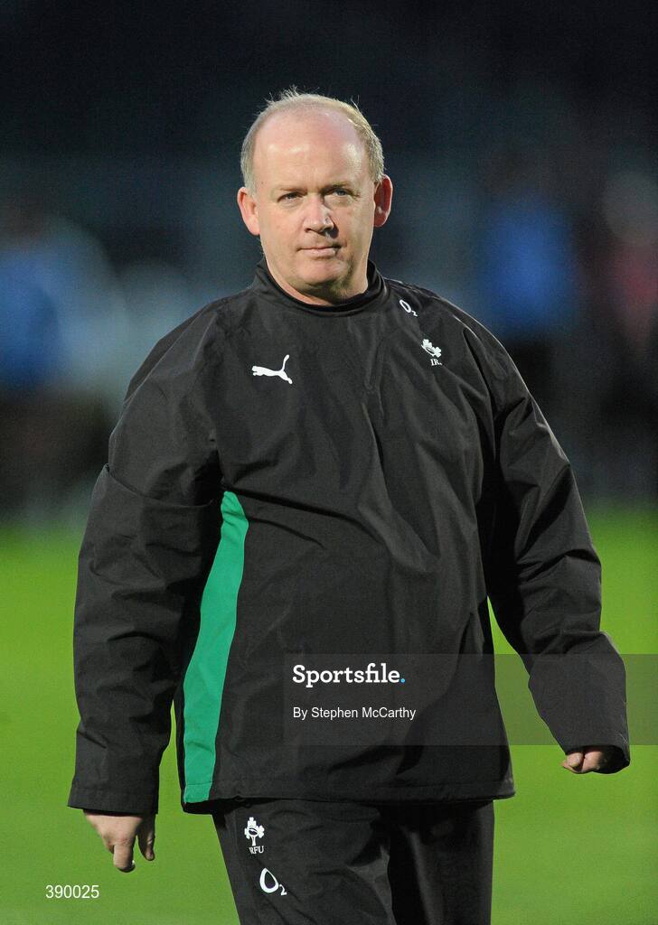 21 November 2009; Ireland head coach Declan Kidney. Autumn International Guinness Series 2009, Ireland v Fiji, Royal Dublin Society, Ballsbridge, Dublin. Picture credit: Stephen McCarthy / SPORTSFILE