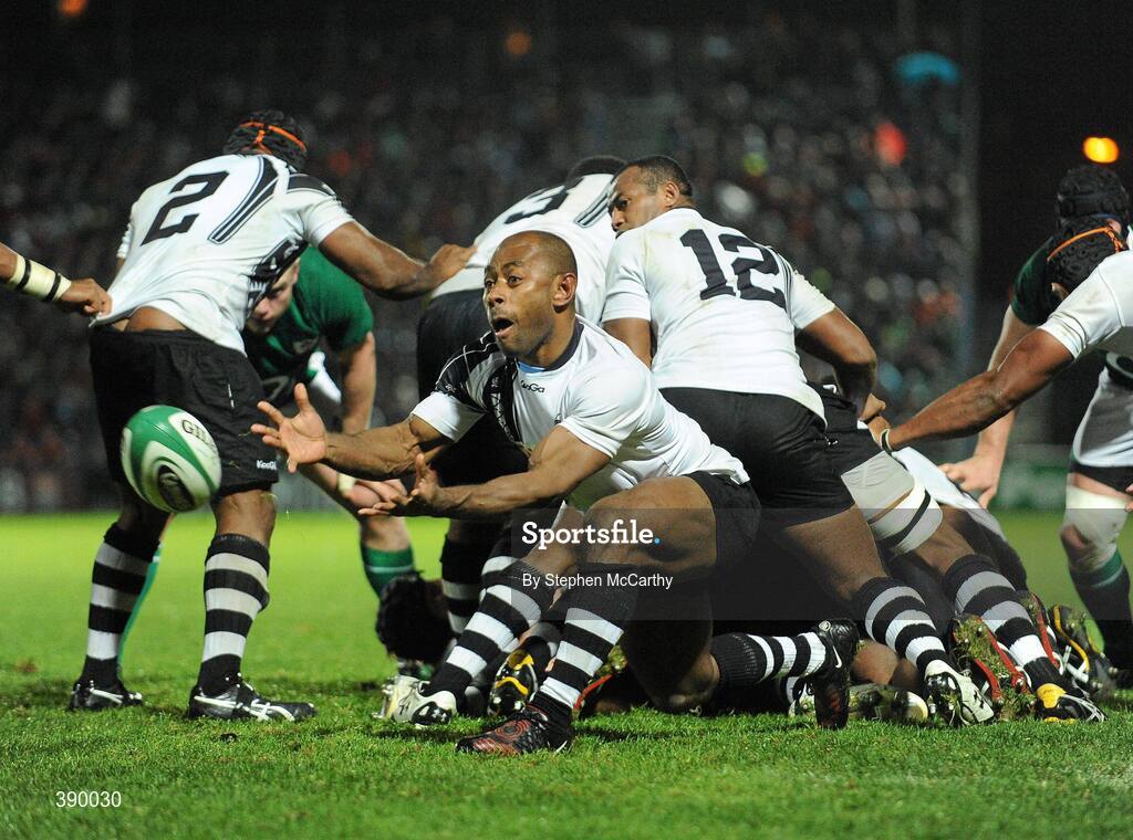 21 November 2009; Mosese Rauluni, Fiji. Autumn International Guinness Series 2009, Ireland v Fiji, Royal Dublin Society, Ballsbridge, Dublin. Picture credit: Stephen McCarthy / SPORTSFILE