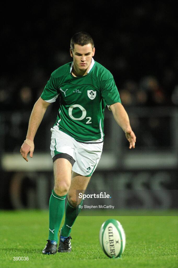 21 November 2009; Jonathan Sexton, Ireland. Autumn International Guinness Series 2009, Ireland v Fiji, Royal Dublin Society, Ballsbridge, Dublin. Picture credit: Stephen McCarthy / SPORTSFILE