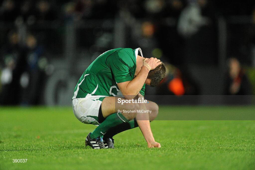 21 November 2009; Jonathan Sexton, Ireland. Autumn International Guinness Series 2009, Ireland v Fiji, Royal Dublin Society, Ballsbridge, Dublin. Picture credit: Stephen McCarthy / SPORTSFILE