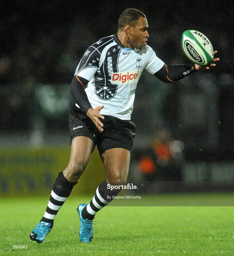 21 November 2009; Norman Ligairi, Fiji. Autumn International Guinness Series 2009, Ireland v Fiji, Royal Dublin Society, Ballsbridge, Dublin. Picture credit: Stephen McCarthy / SPORTSFILE