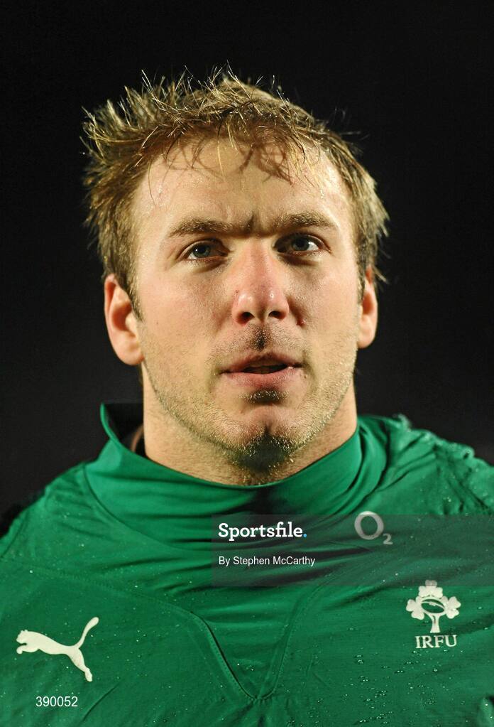 21 November 2009; Stephen Ferris, Ireland. Autumn International Guinness Series 2009, Ireland v Fiji, Royal Dublin Society, Ballsbridge, Dublin. Picture credit: Stephen McCarthy / SPORTSFILE