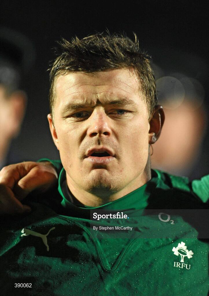 21 November 2009; Brian O'Driscoll, Ireland. Autumn International Guinness Series 2009, Ireland v Fiji, Royal Dublin Society, Ballsbridge, Dublin. Picture credit: Stephen McCarthy / SPORTSFILE