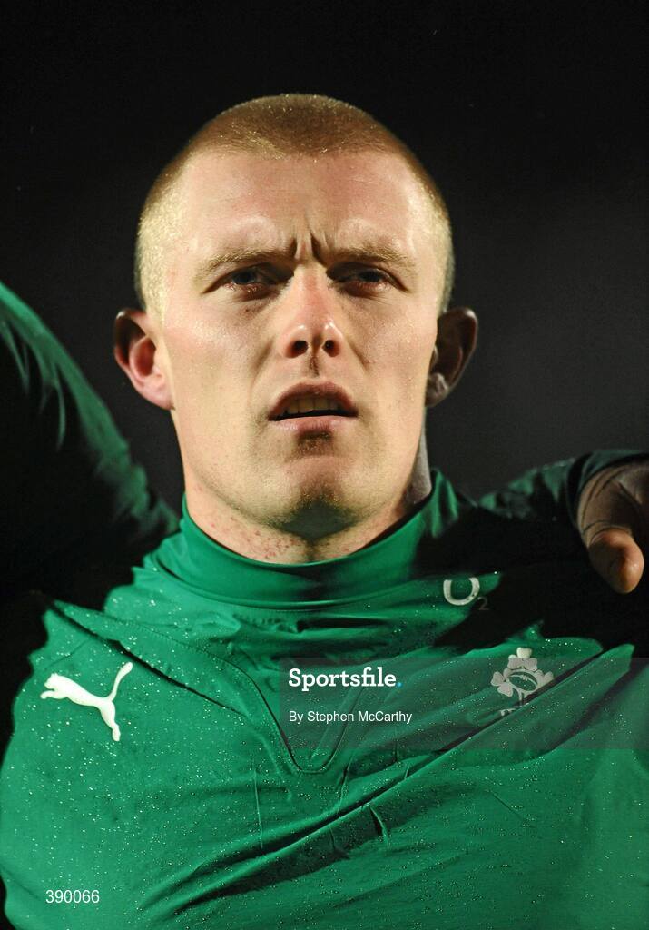 21 November 2009; Keith Earls, Ireland. Autumn International Guinness Series 2009, Ireland v Fiji, Royal Dublin Society, Ballsbridge, Dublin. Picture credit: Stephen McCarthy / SPORTSFILE