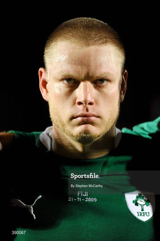 21 November 2009; Tom Court, Ireland. Autumn International Guinness Series 2009, Ireland v Fiji, Royal Dublin Society, Ballsbridge, Dublin. Picture credit: Stephen McCarthy / SPORTSFILE