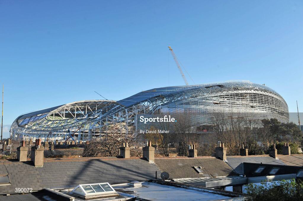 30 November 2009; A general view of the new Aviva Stadium. Aviva Stadium, Lansdowne Road, Dublin. Picture credit: David Maher / SPORTSFILE