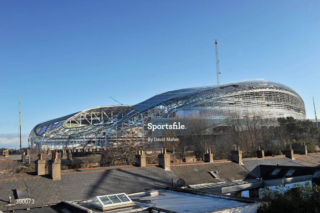 30 November 2009; A general view of the new Aviva Stadium. Aviva Stadium, Lansdowne Road, Dublin. Picture credit: David Maher / SPORTSFILE