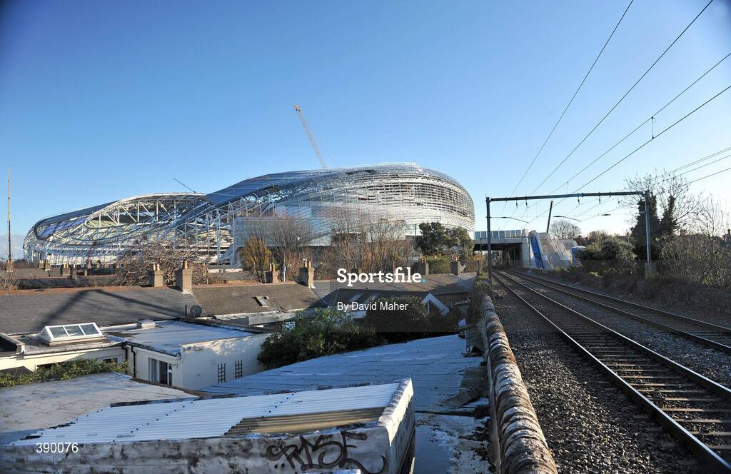 30 November 2009; A general view of the new Aviva Stadium. Aviva Stadium, Lansdowne Road, Dublin. Picture credit: David Maher / SPORTSFILE