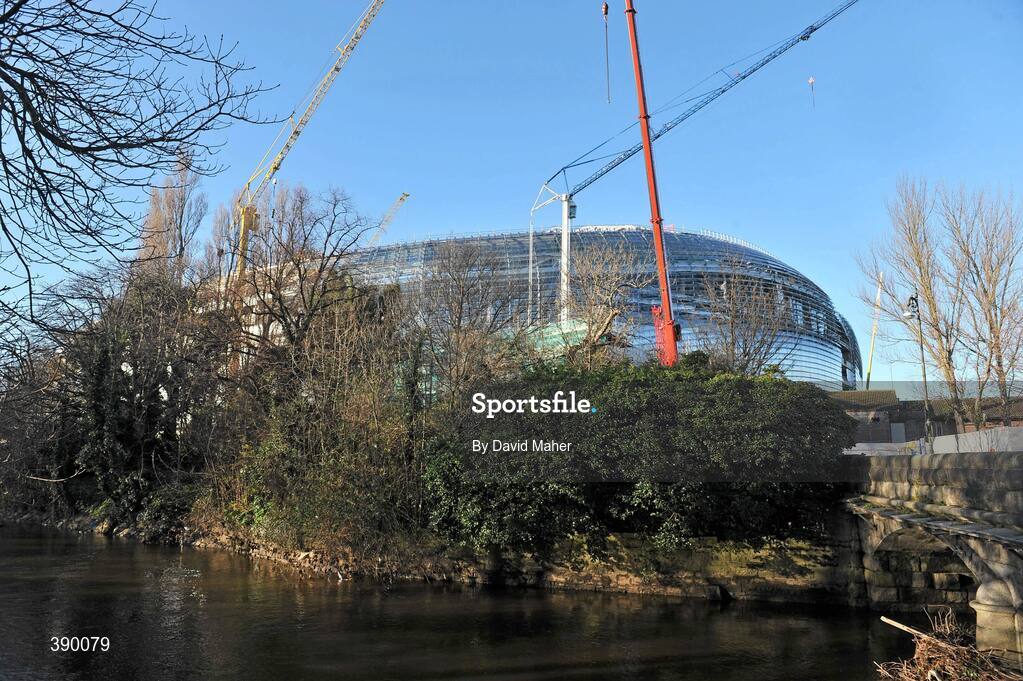 30 November 2009; A general view of the new Aviva Stadium. Aviva Stadium, Lansdowne Road, Dublin. Picture credit: David Maher / SPORTSFILE