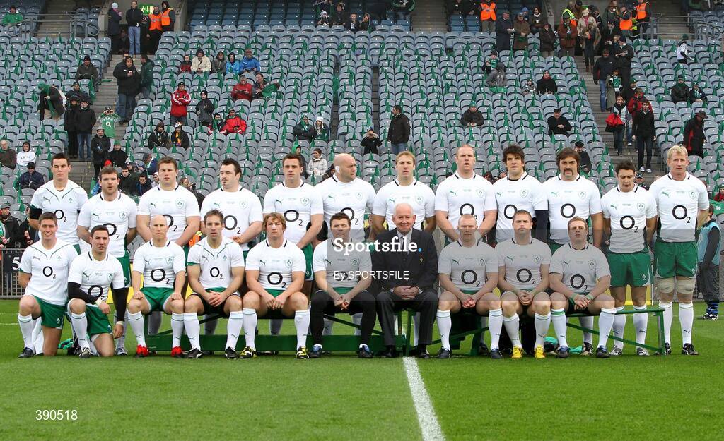 28 November 2009; The Ireland Squad. Autumn International Guinness Series 2009, Ireland v South Africa, Croke Park, Dublin.