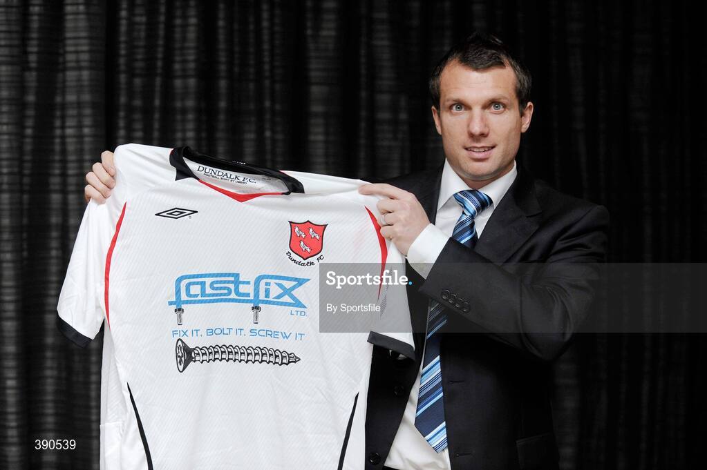 4 December 2009; Ian Foster who has been introduced as the new Dundalk FC manager. Crowne Plaza Hotel, Dundalk, Co. Louth. Photo by Sportsfile