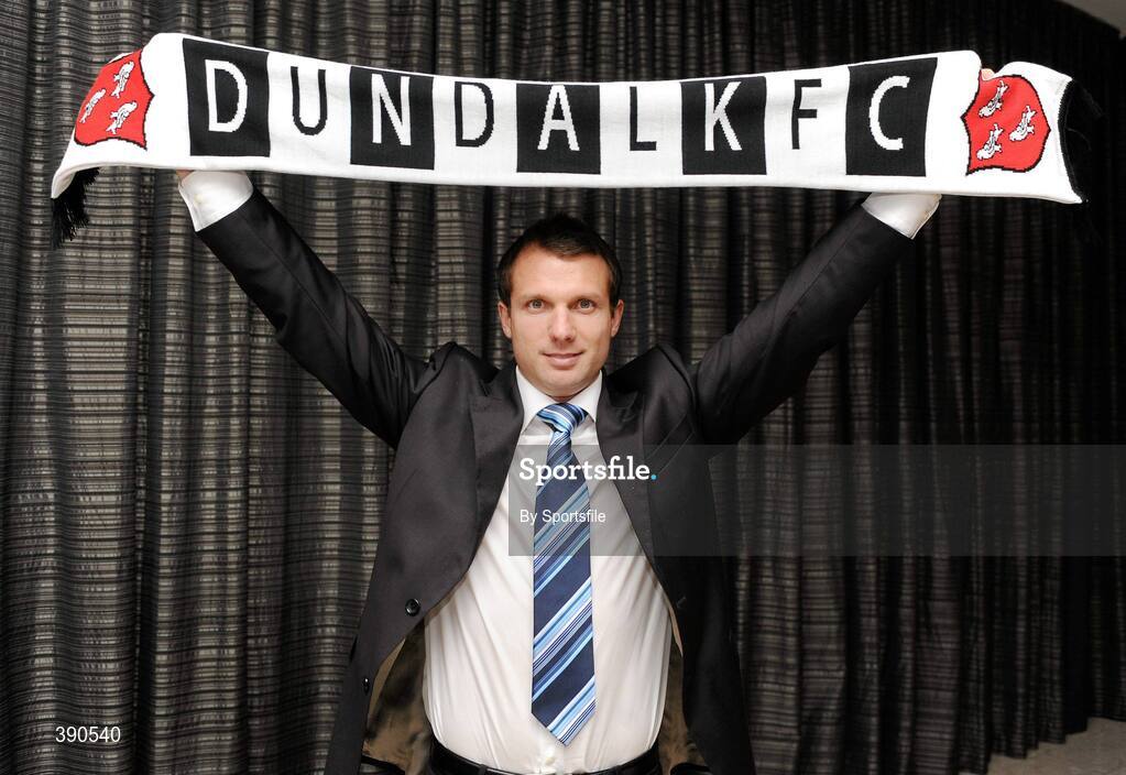 4 December 2009; Ian Foster who has been introduced as the new Dundalk FC manager. Crowne Plaza Hotel, Dundalk, Co. Louth. Photo by Sportsfile