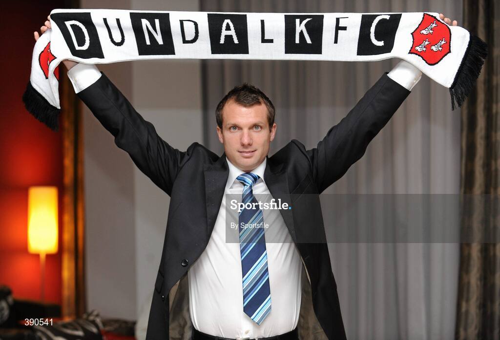 4 December 2009; Ian Foster who has been introduced as the new Dundalk FC manager. Crowne Plaza Hotel, Dundalk, Co. Louth. Photo by Sportsfile