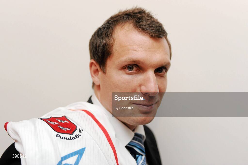 4 December 2009; Ian Foster who has been introduced as the new Dundalk FC manager. Crowne Plaza Hotel, Dundalk, Co. Louth. Photo by Sportsfile